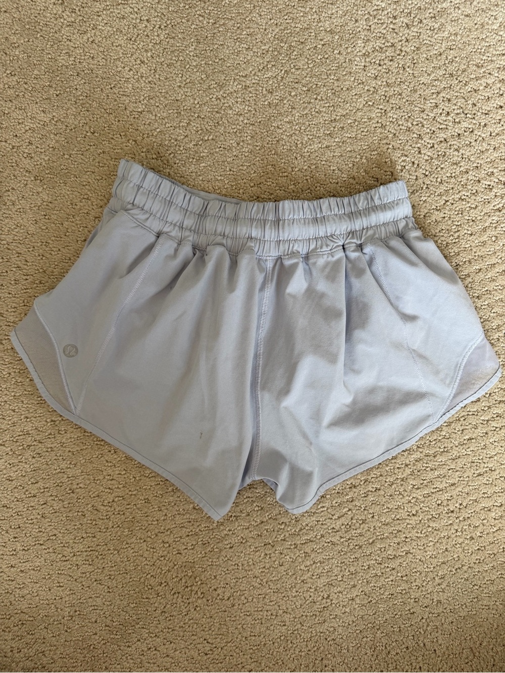 lululemon athletica Light Gray Women's Athletic Shorts - Picture 2 of 3